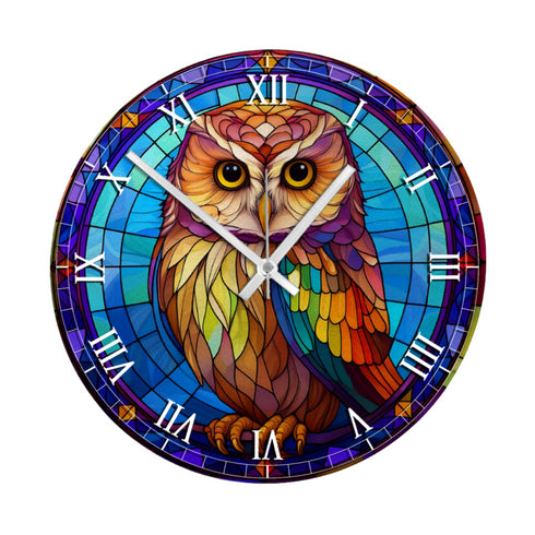 Millie the Little Owl Suncatcher Effect Clock